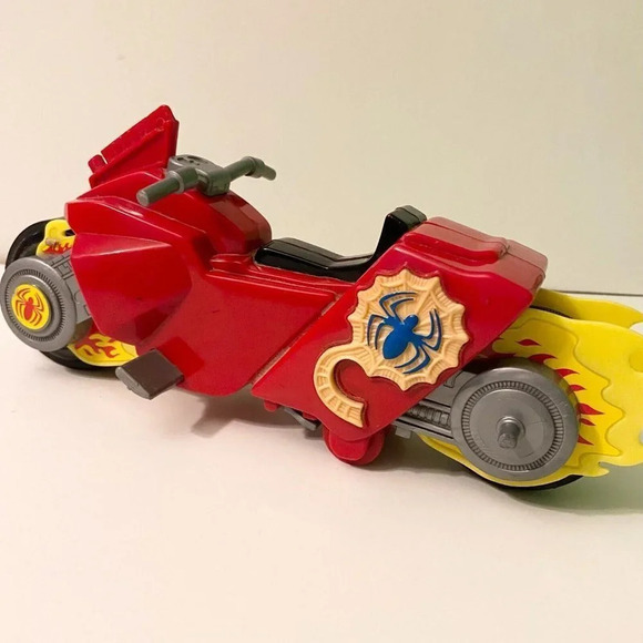 Vintage 1996 Toy Biz Marvel Comics Spiderman  Motorcycle Loose Toy - Picture 14 of 14
